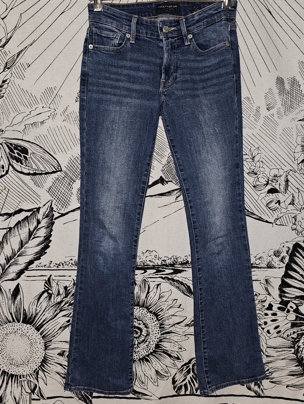 Lucky Brand 0/25R Sweet Boot Mid-rise Jeans - Medium Blue Wash